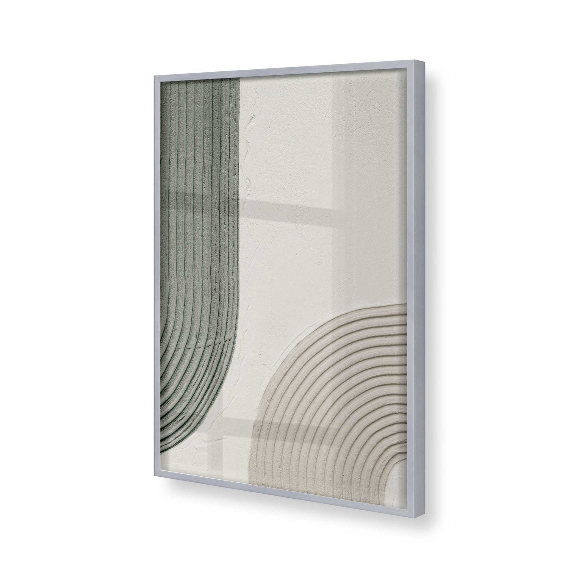 [Color:Polished Chrome], Picture of art in a Polished Chrome frame of the corner