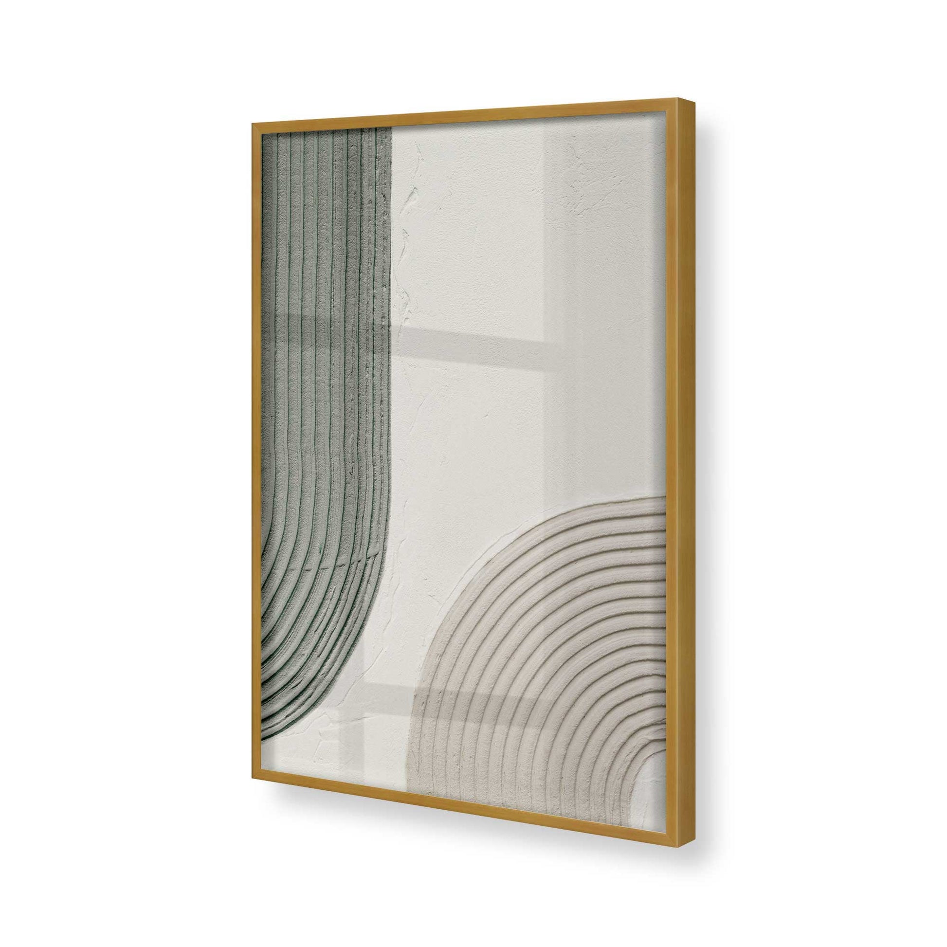 [Color:Polished Gold], Picture of art in a Polished Gold frame of the corner