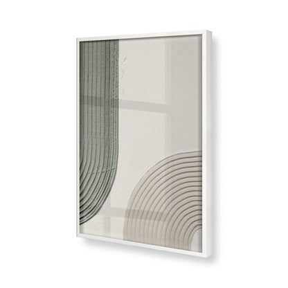 [Color:Opaque White], Picture of art in a Opaque White frame of the corner