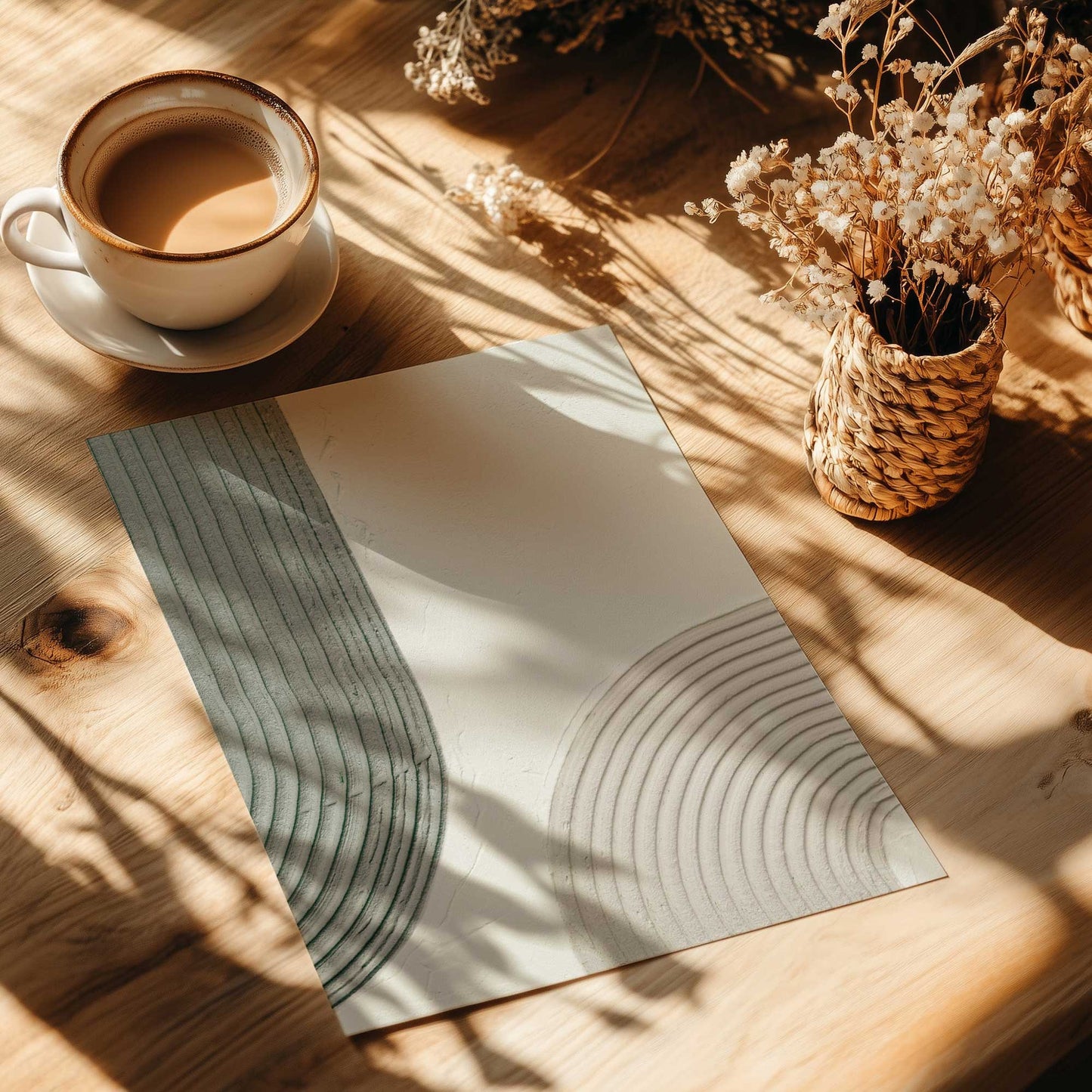 Minimalist Arched Patterns Print