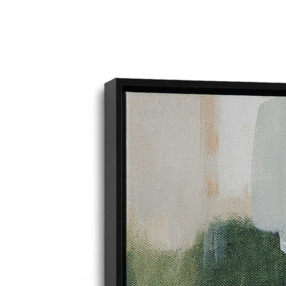 [Color:Satin Black], Picture of art in a Satin Black frame at an angle