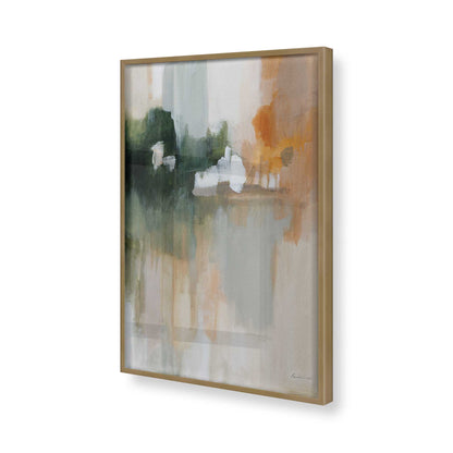 [Color:Brushed Gold], Picture of art in a Brushed Gold frame of the corner