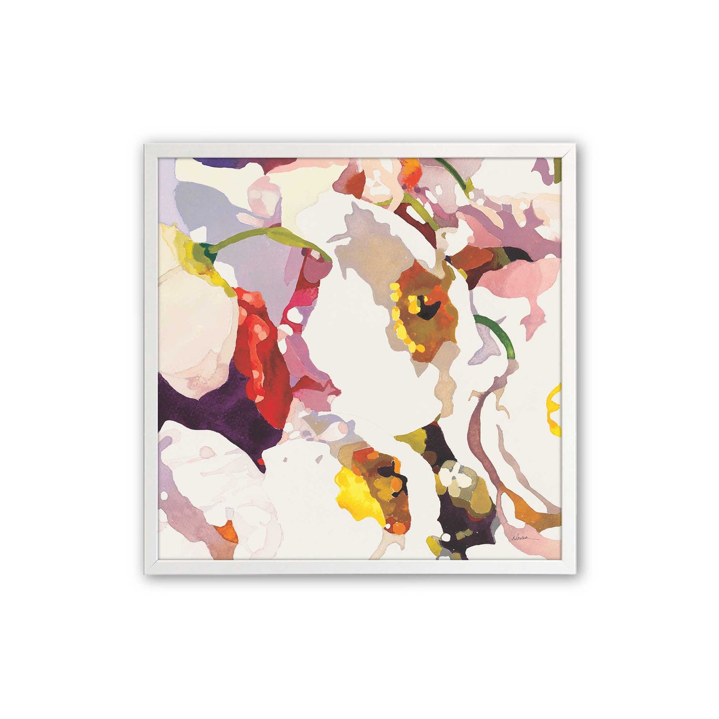 [Color:Opaque White], Picture of art in a Opaque White frame