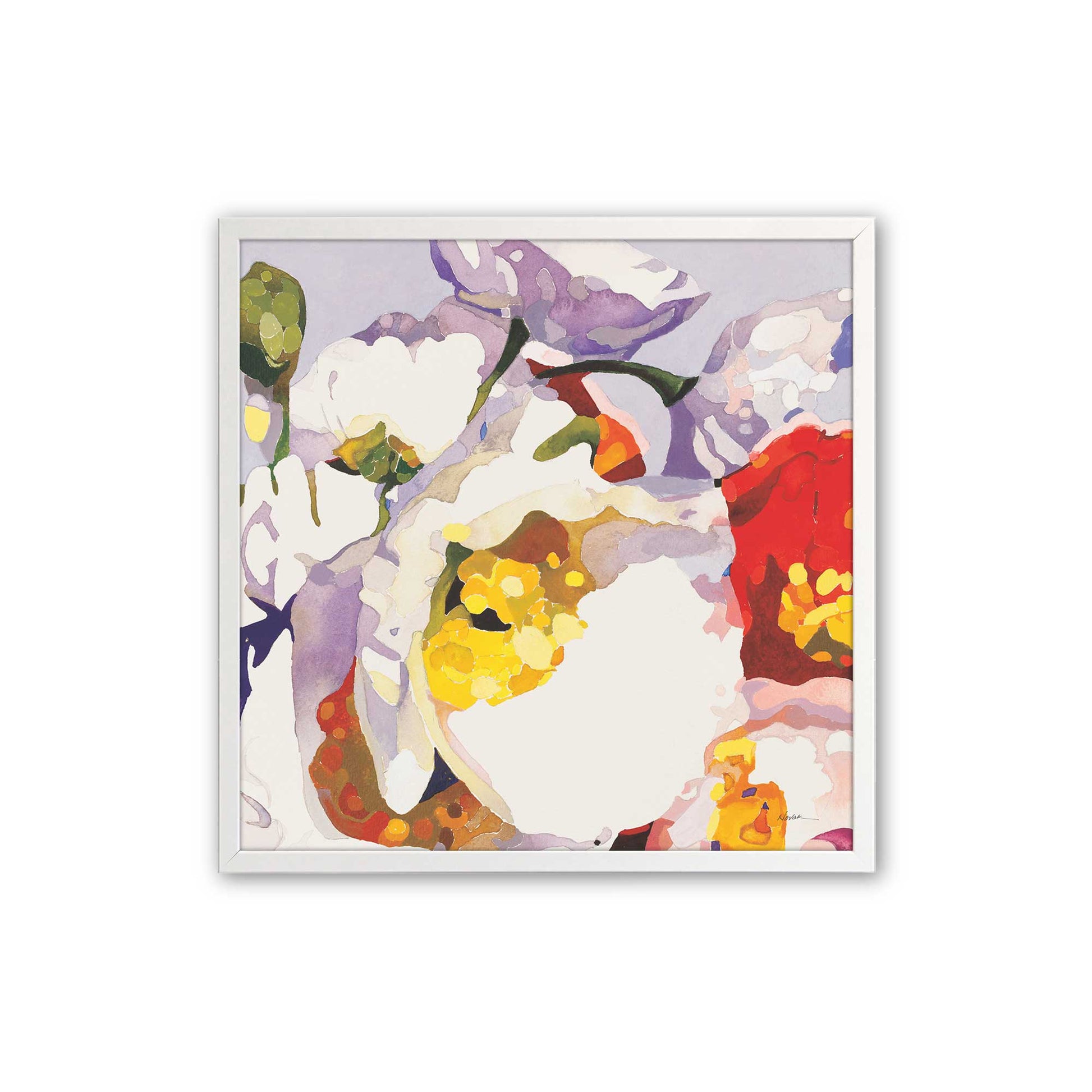 [Color:Opaque White], Picture of art in a Opaque White frame