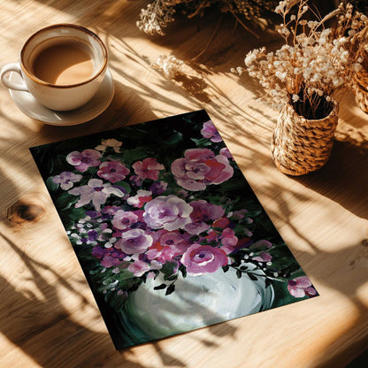 Evening Bouquet Elegance I Print