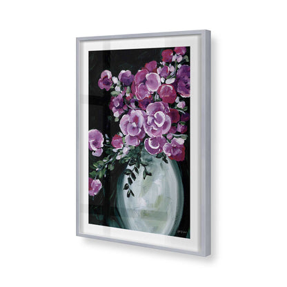 [Color:Polished Chrome], Picture of art in a Polished Chrome frame of the corner