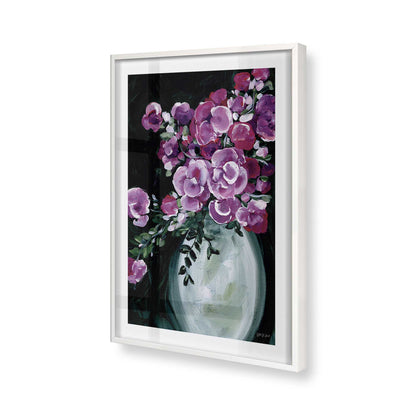 [Color:Opaque White], Picture of art in a Opaque White frame of the corner