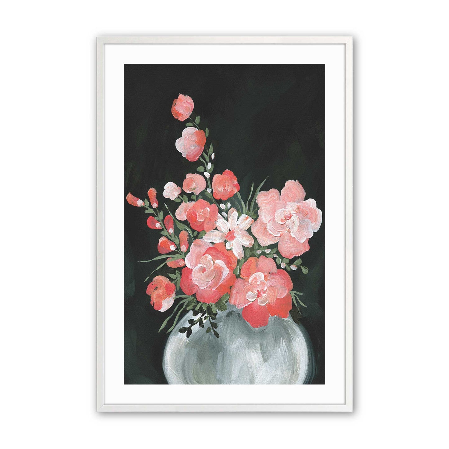 [Color:Opaque White], Picture of art in a Opaque White frame