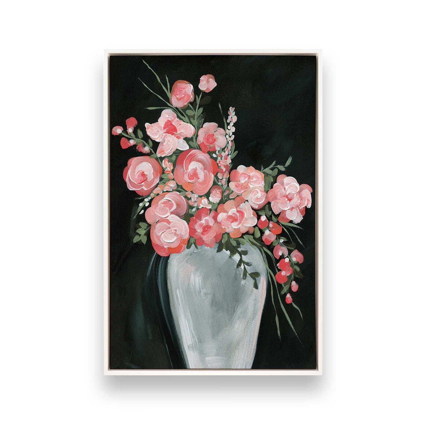 [Color:Opaque White], Picture of art in a White frame