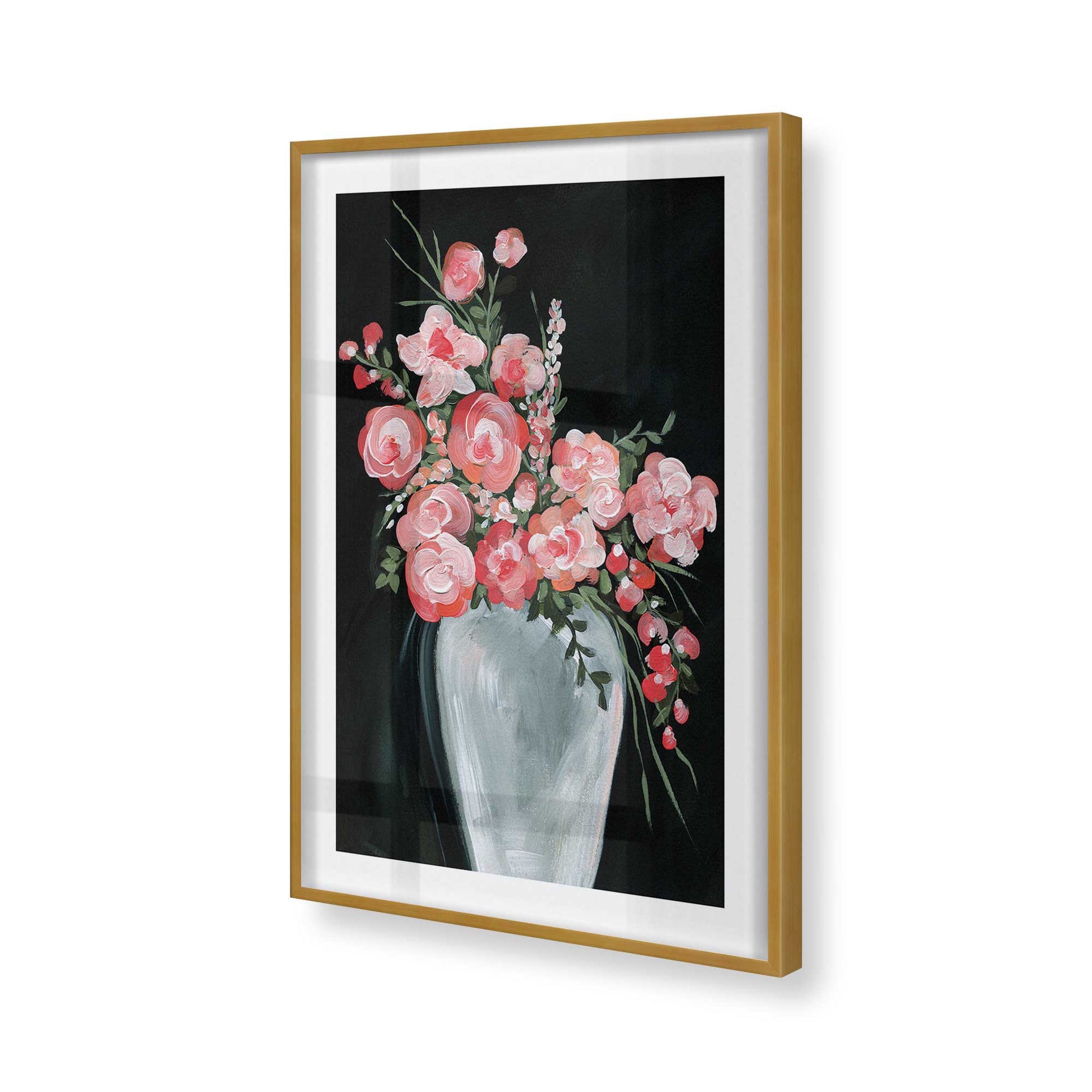 [Color:Polished Gold], Picture of art in a Polished Gold frame of the corner