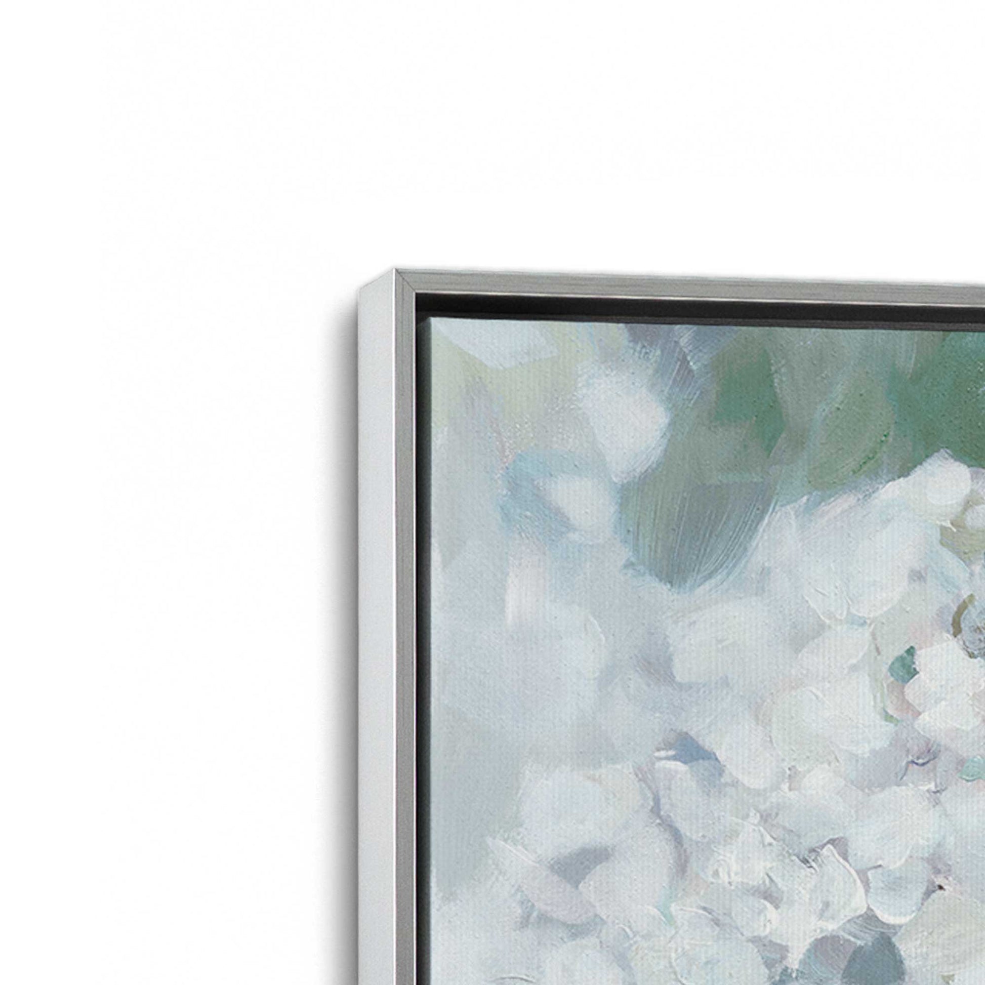 [Color:Polished Chrome], Picture of art in a Polished Chrome frame at an angle