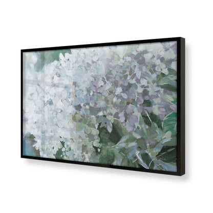 [Color:Satin Black], Picture of art in a Satin Black frame of the corner