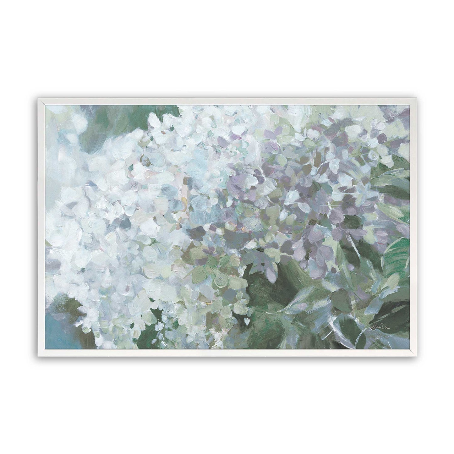 [Color:Opaque White], Picture of art in a Opaque White frame