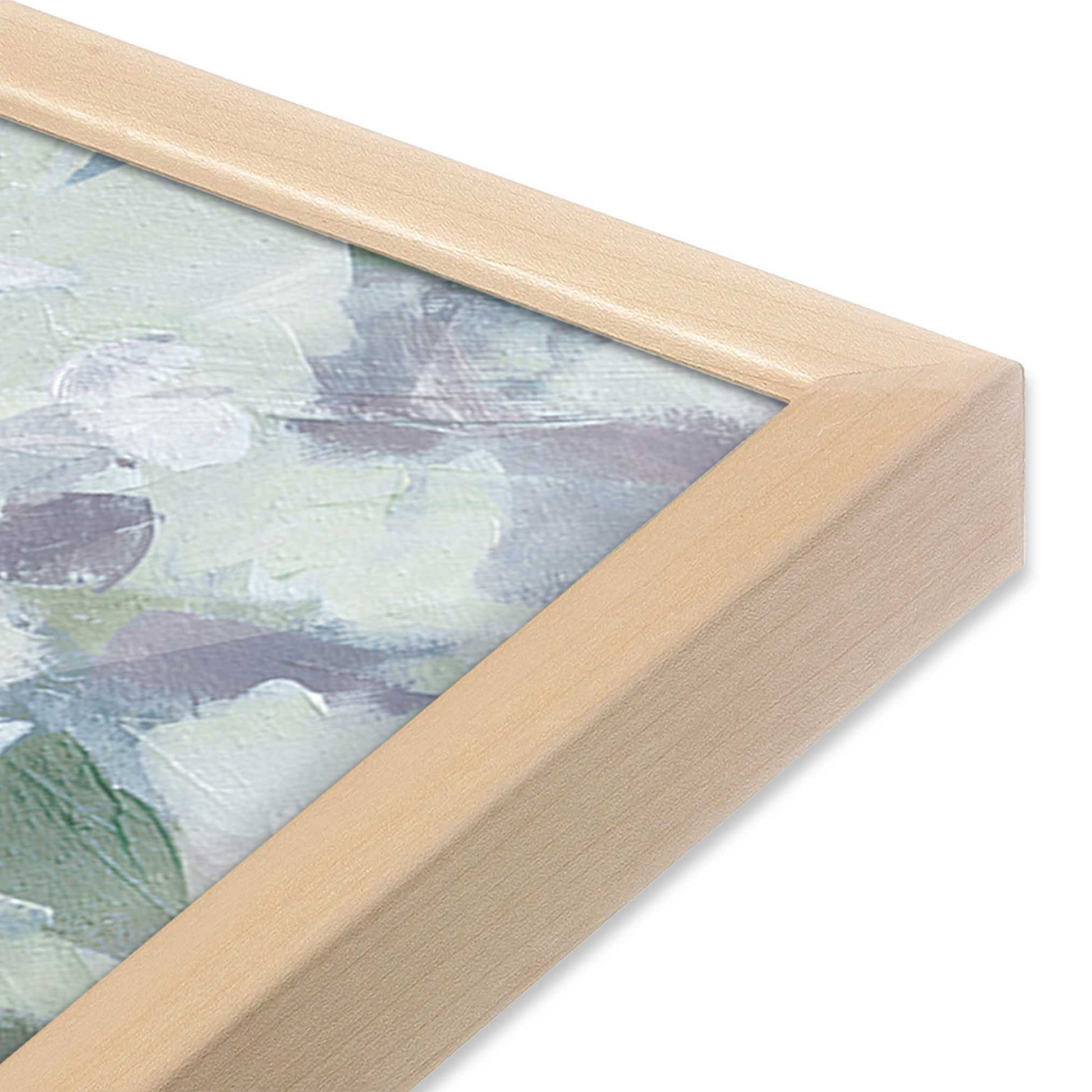 [Color:Raw Maple], Picture of art in a Raw Maple frame at an angle