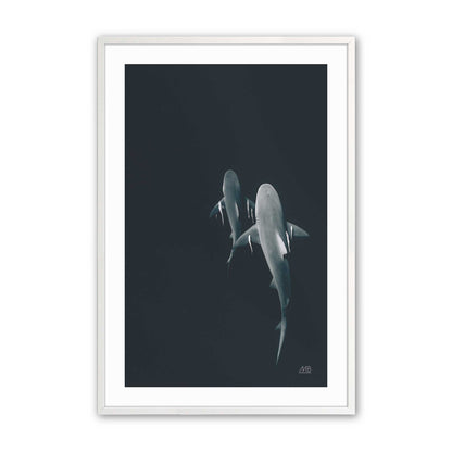 [Color:Opaque White], Picture of art in a Opaque White frame