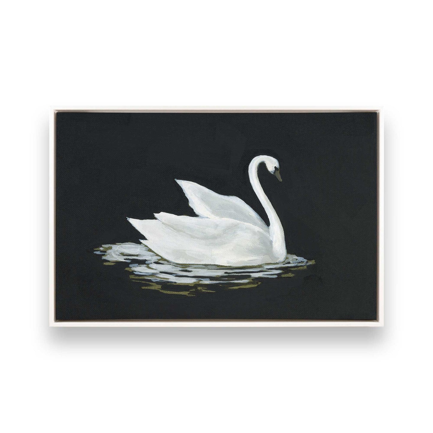 [Color:Opaque White], Picture of art in a White frame