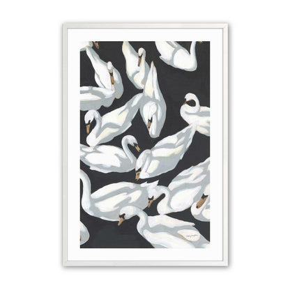 [Color:Opaque White], Picture of art in a Opaque White frame