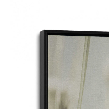 [Color:Satin Black], Picture of art in a Satin Black frame at an angle