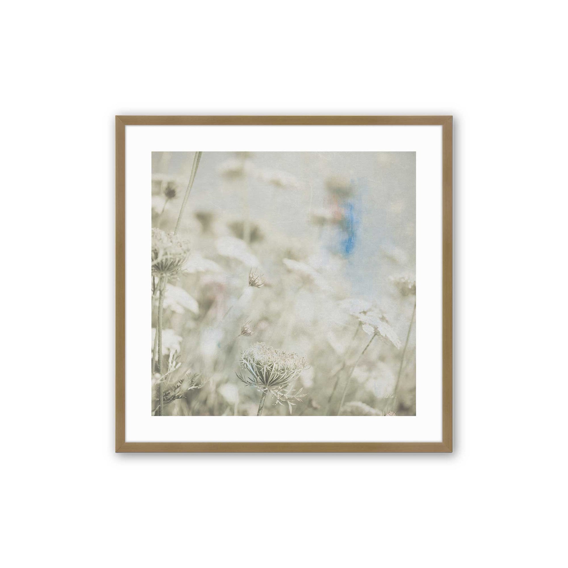 [Color:Brushed Gold], Picture of art in a Brushed Gold frame