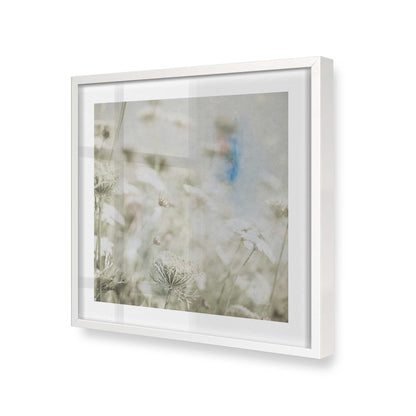 [Color:Opaque White], Picture of art in a Opaque White frame at an angle