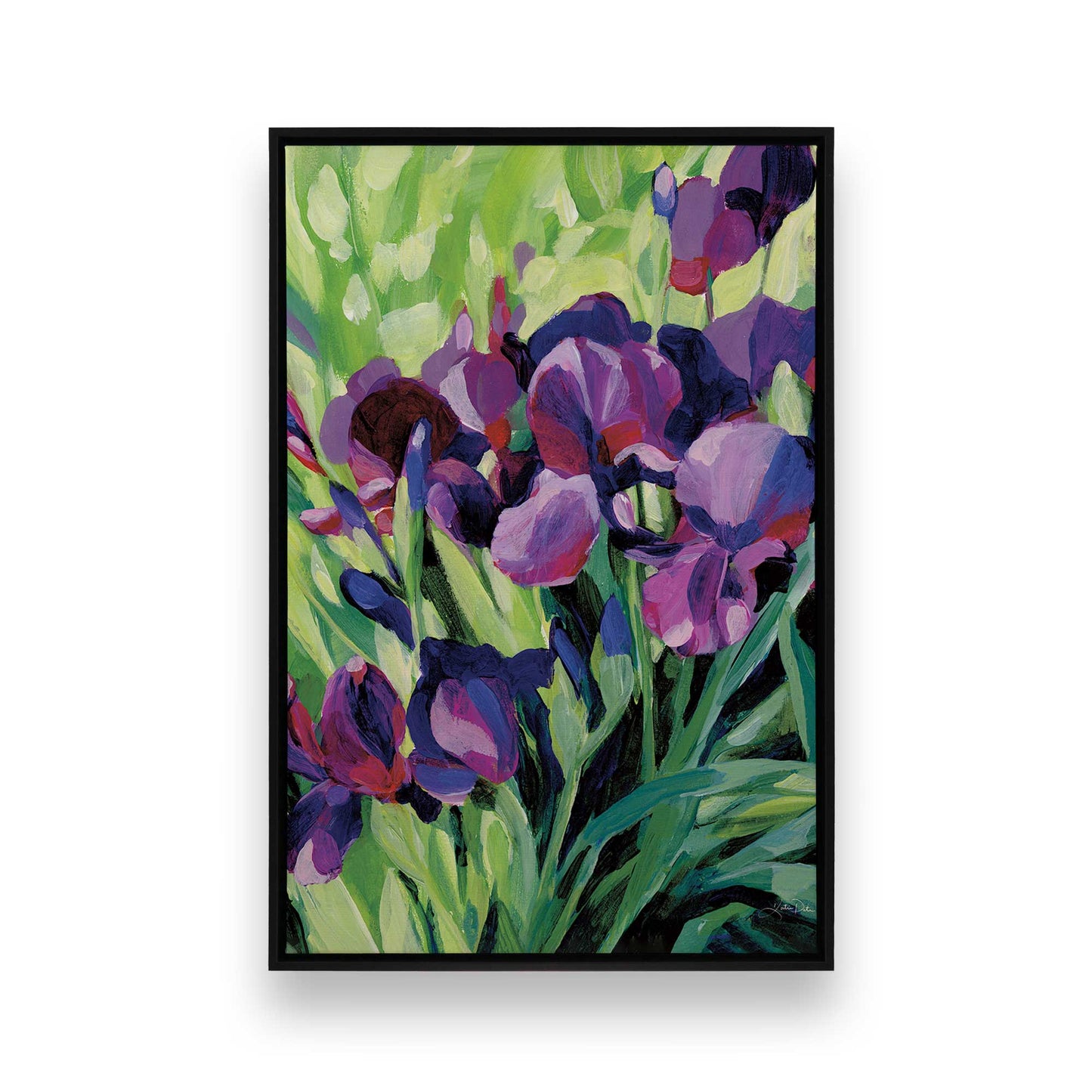 [Color:Satin Black], Picture of art in a Satin Black frame