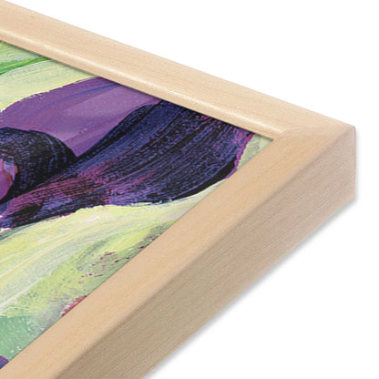 [Color:Raw Maple], Picture of art in a Raw Maple frame at an angle