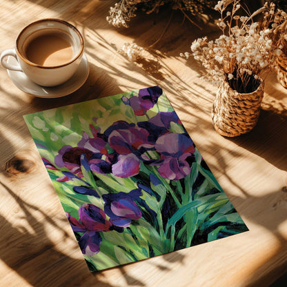 Bold Iris Blooms Print