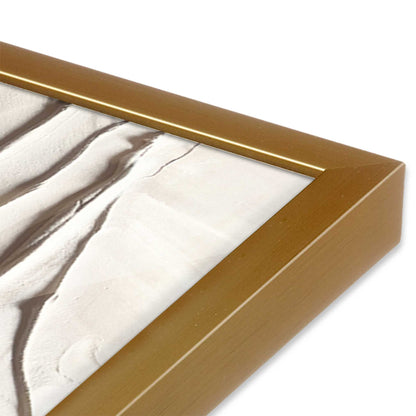 [Color:Polished Gold], Picture of art in a Polished Gold frame at an angle