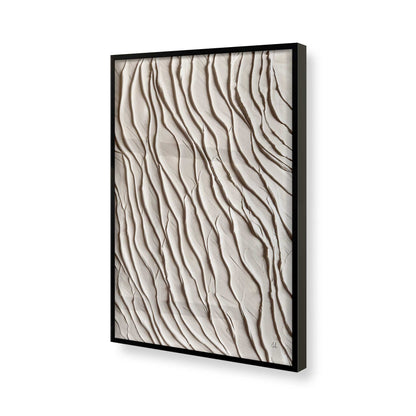 [Color:Satin Black], Picture of art in a Satin Black frame of the corner