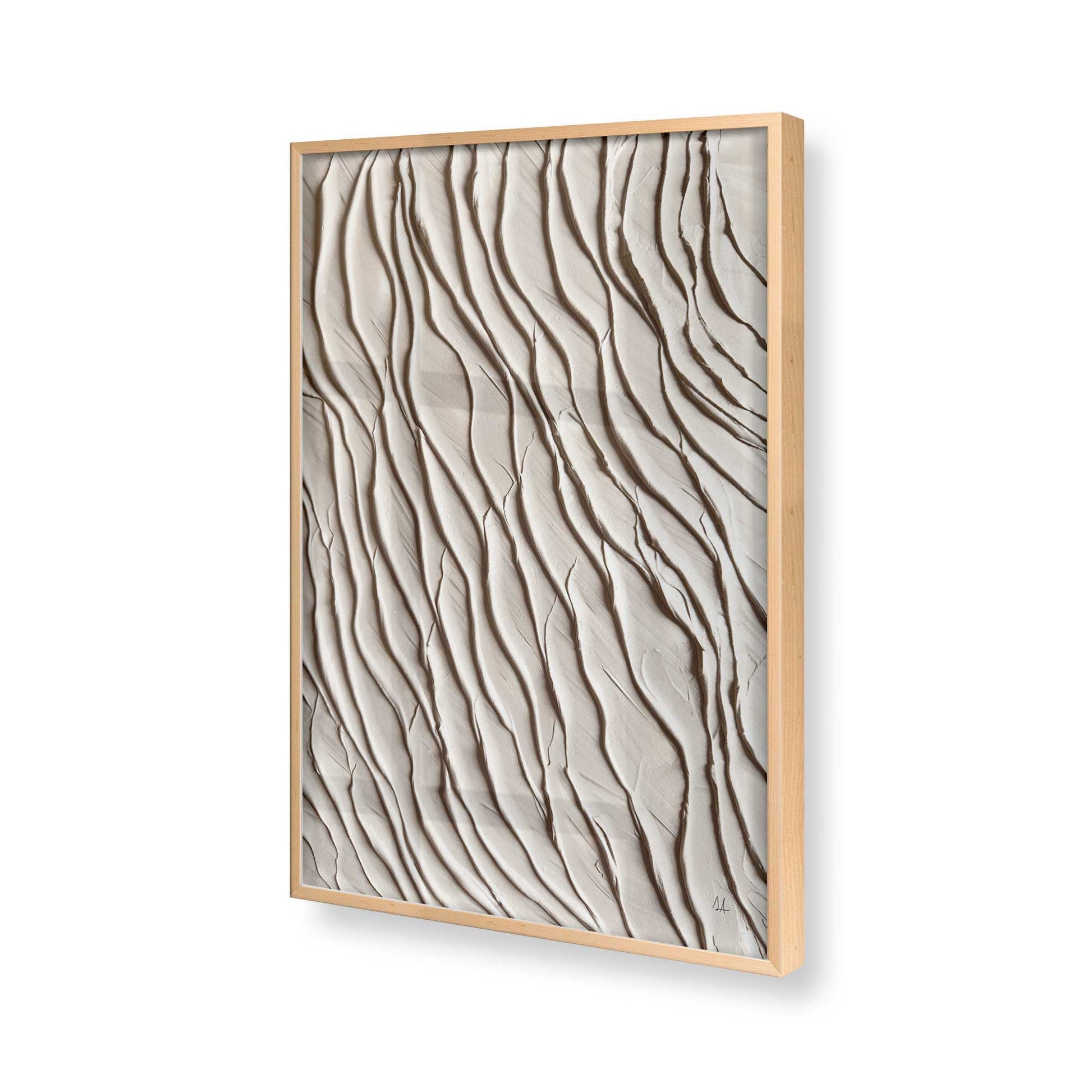 [Color:Raw Maple], Picture of art in a Raw Maple frame of the corner