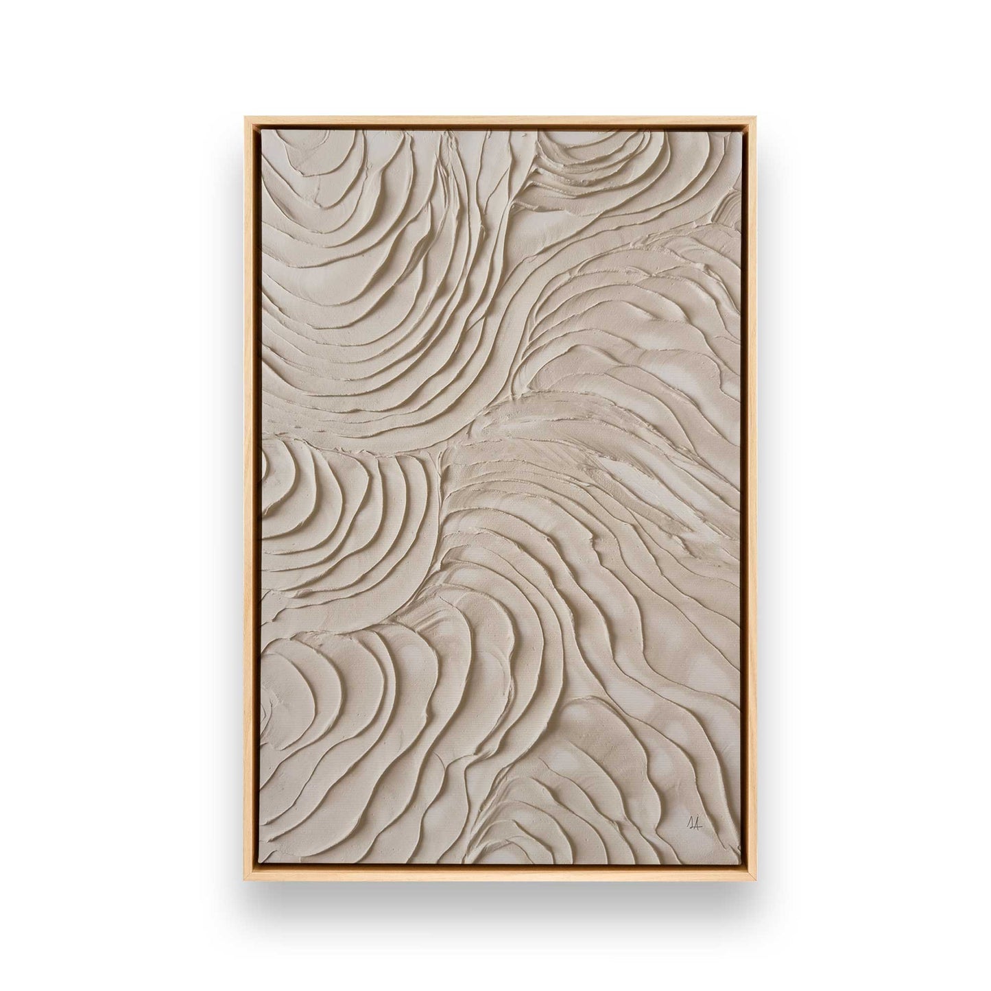 [Color:American Maple], Picture of art in a American Maple frame