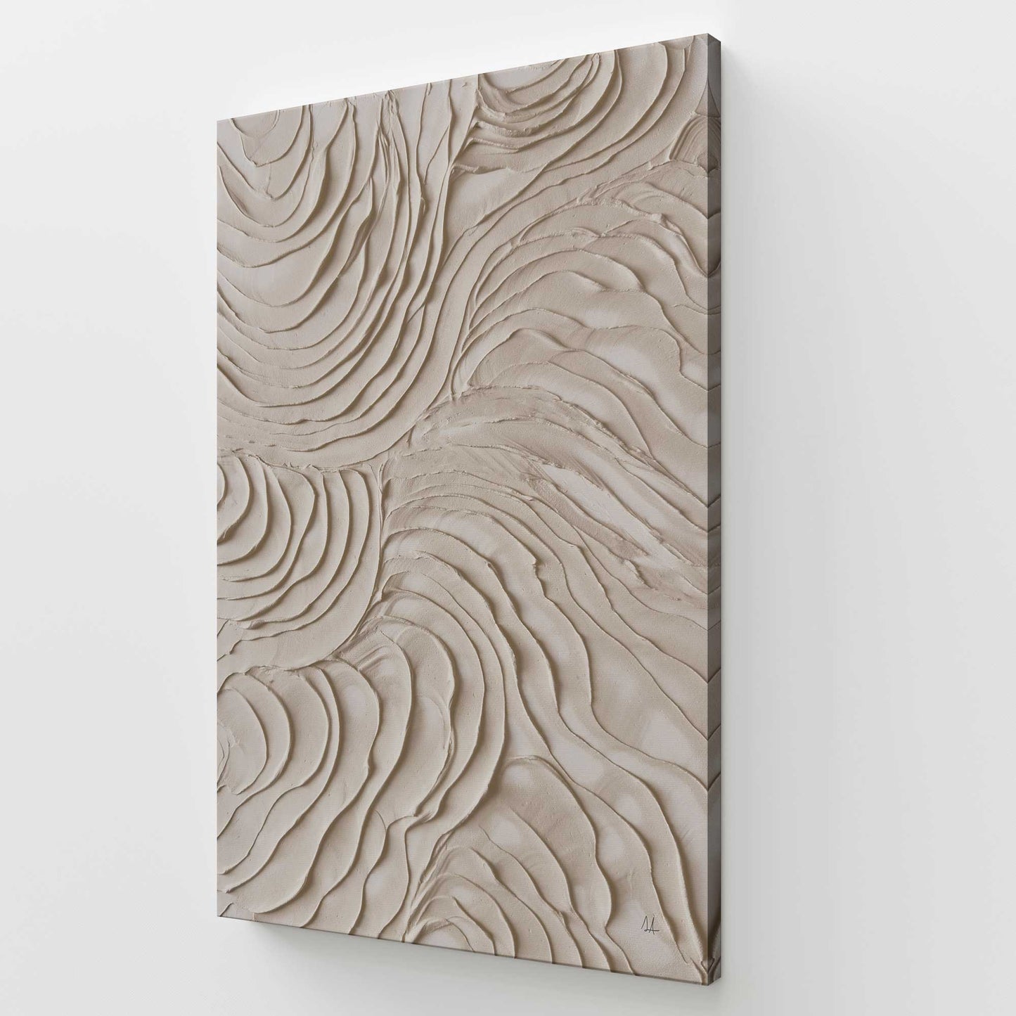 [Color:Stretched Canvas], Picture of art at an angle