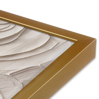 [Color:Polished Gold], Picture of art in a Polished Gold frame at an angle