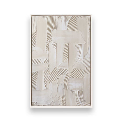 [Color:Opaque White], Picture of art in a White frame