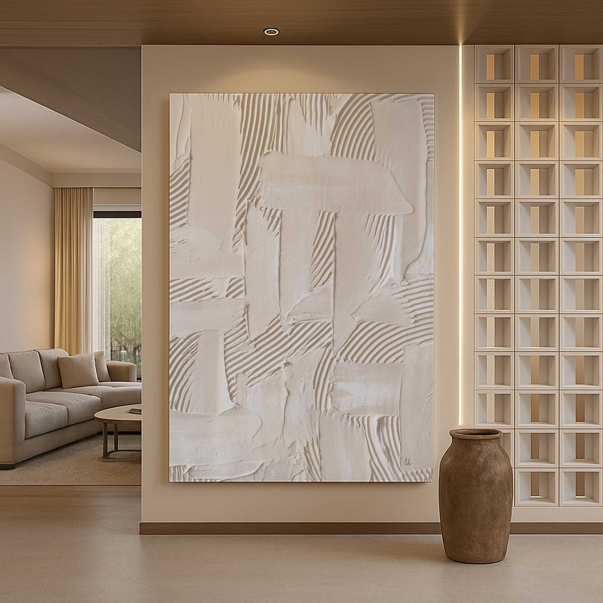 [LIFESTYLE], art hanging in a room
