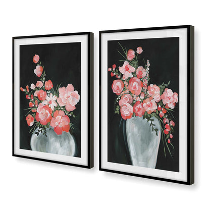 [Color:Satin Black], Picture of art in a Satin Black frame at an angle