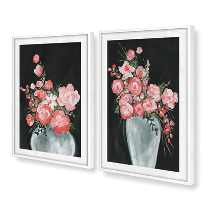 [Color:Opaque White], Picture of art in a Opaque White frame at an angle