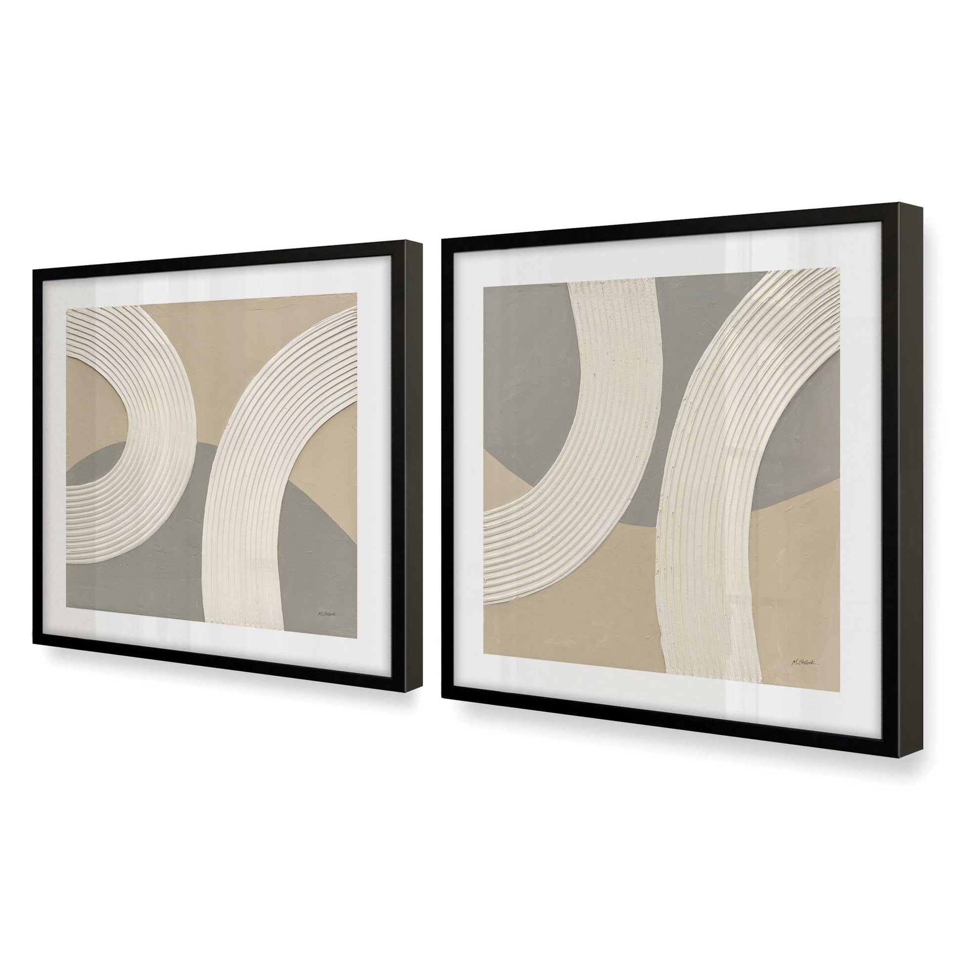 [Color:Satin Black], Picture of art in a Satin Black frame at an angle