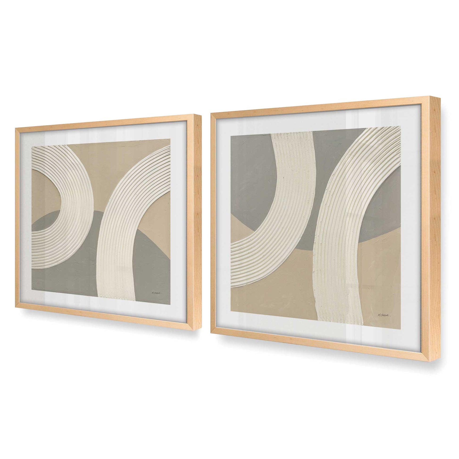 [Color:Raw Maple], Picture of art in a Raw Maple frame at an angle