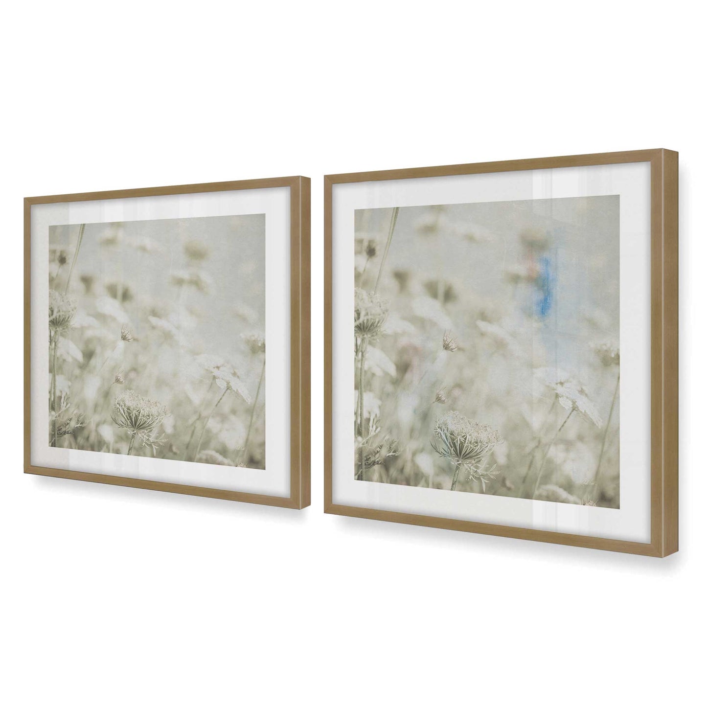 [Color:Brushed Gold], Picture of art in a Brushed Gold frame of the corner