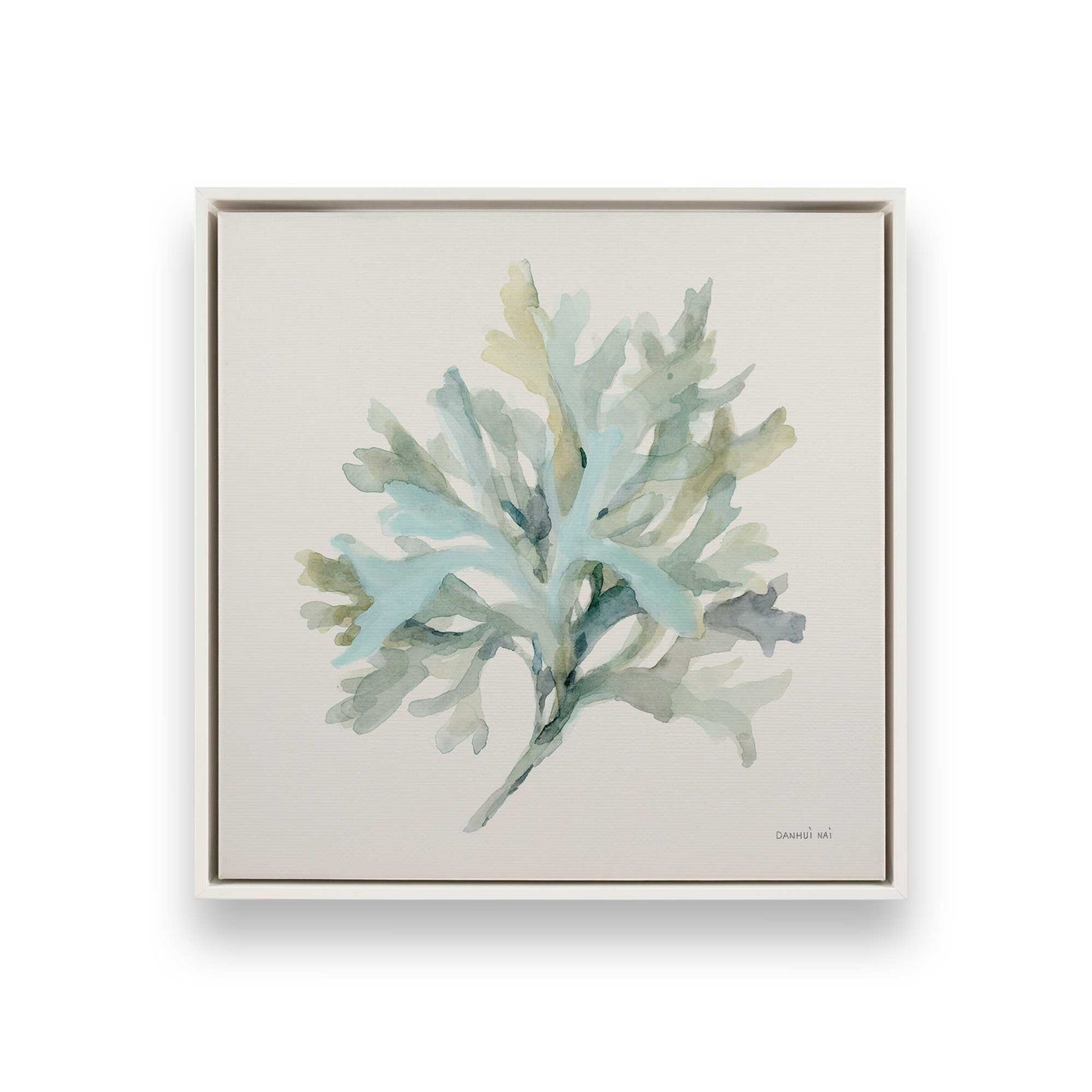 [Color:Opaque White], Picture of art in a White frame