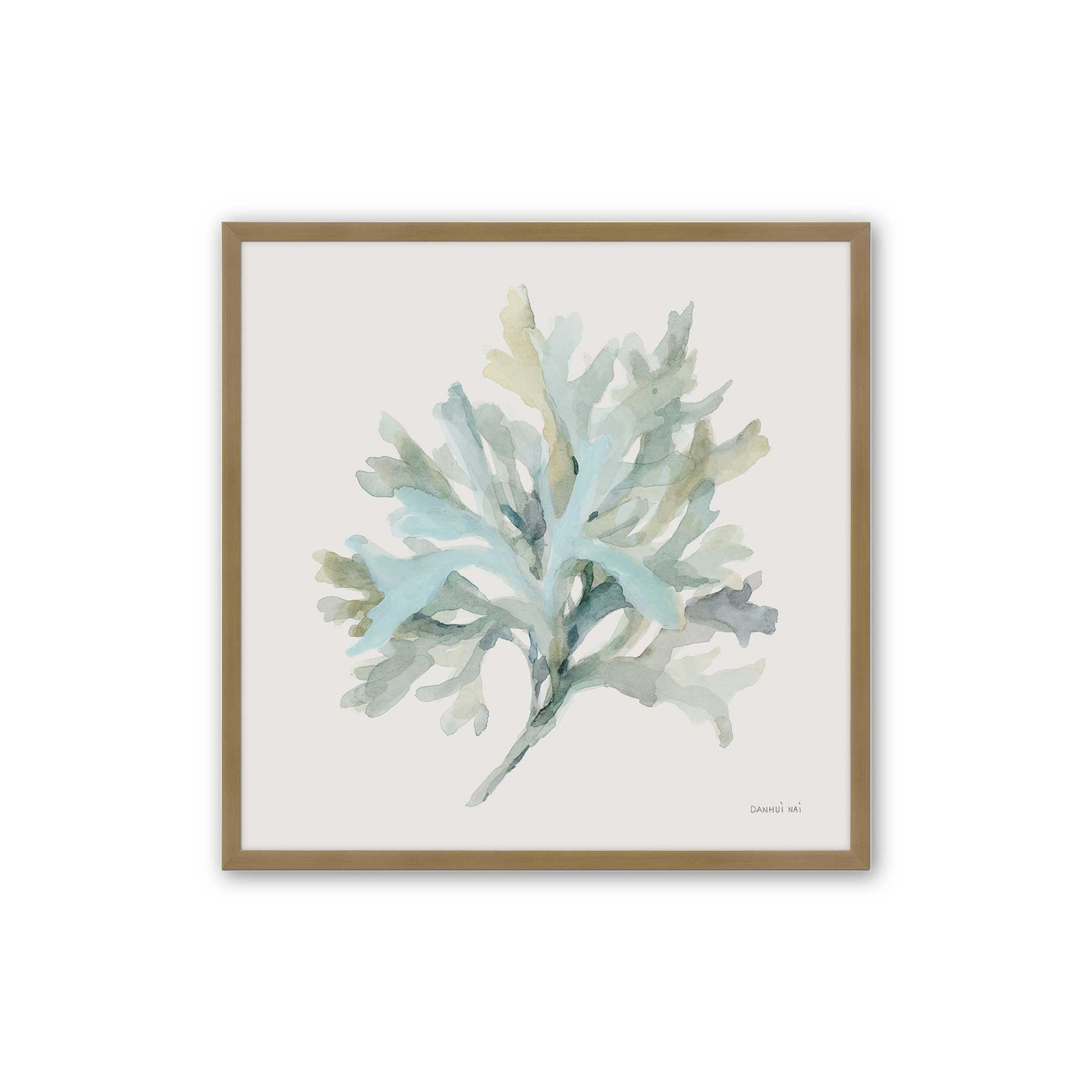 [Color:Brushed Gold], Picture of art in a Brushed Gold frame