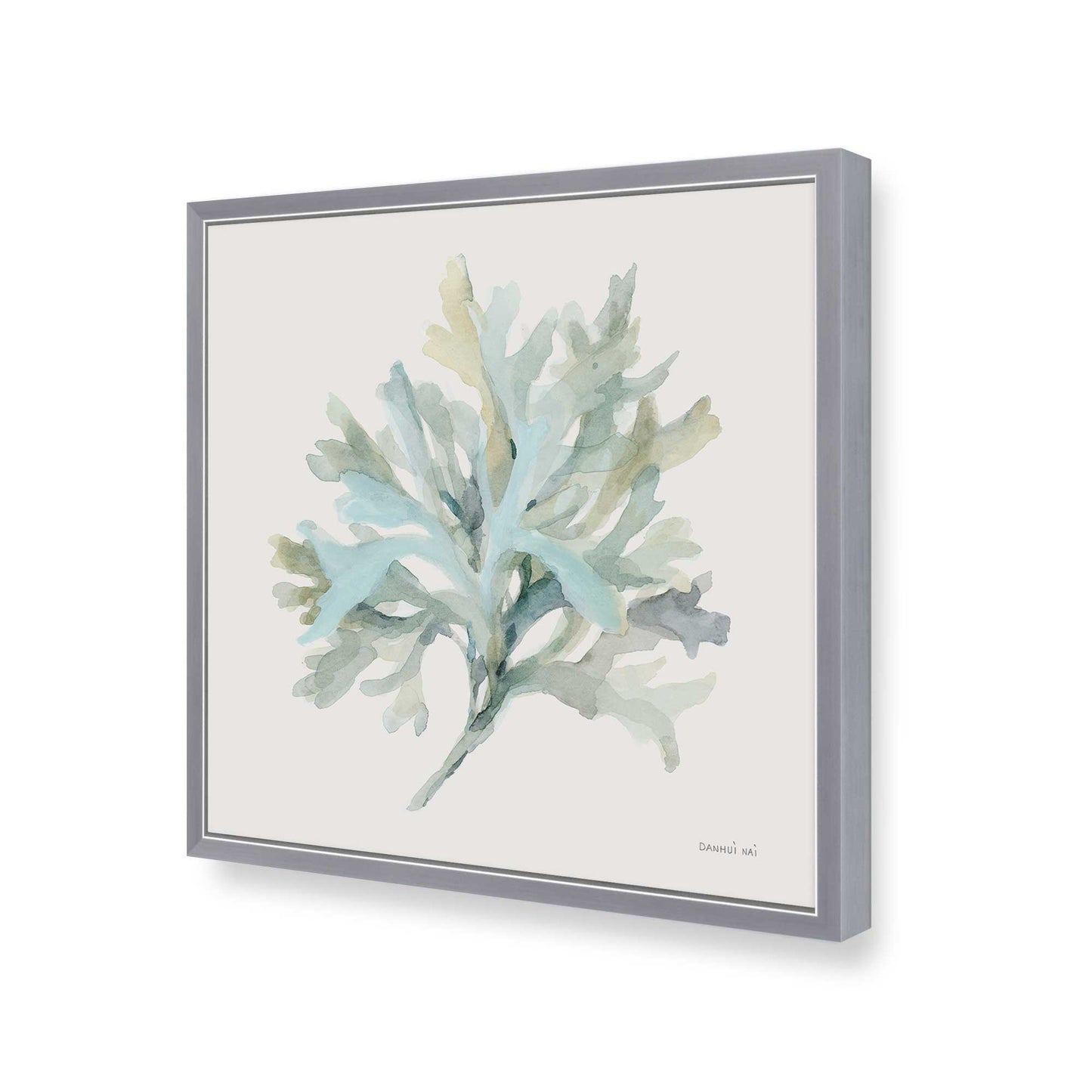 [Color:Polished Chrome], Picture of art in a Polished Chrome frame at an angle