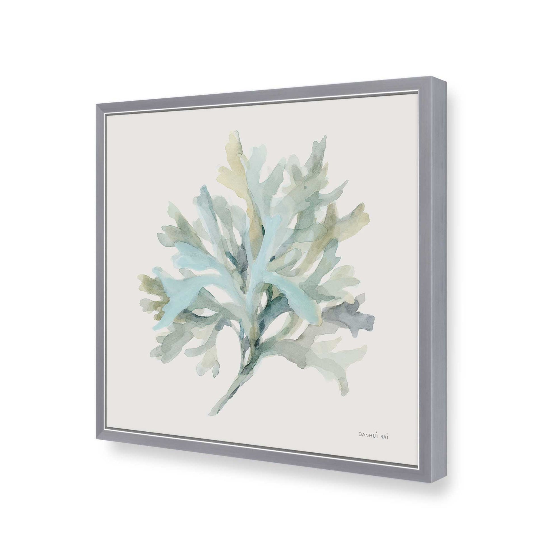 [Color:Polished Chrome], Picture of art in a Polished Chrome frame at an angle