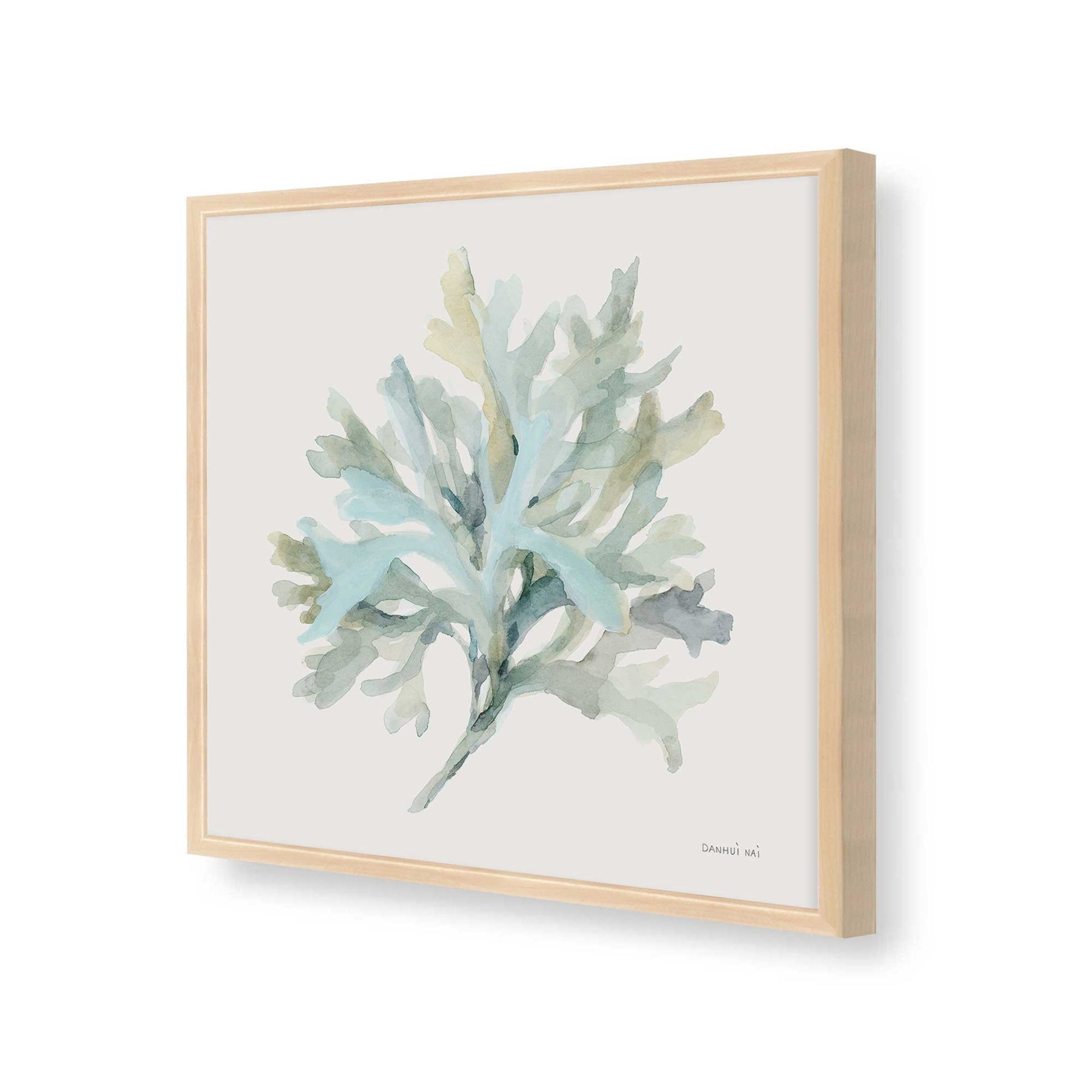 [Color:Raw Maple], Picture of art in a Raw Maple frame at an angle