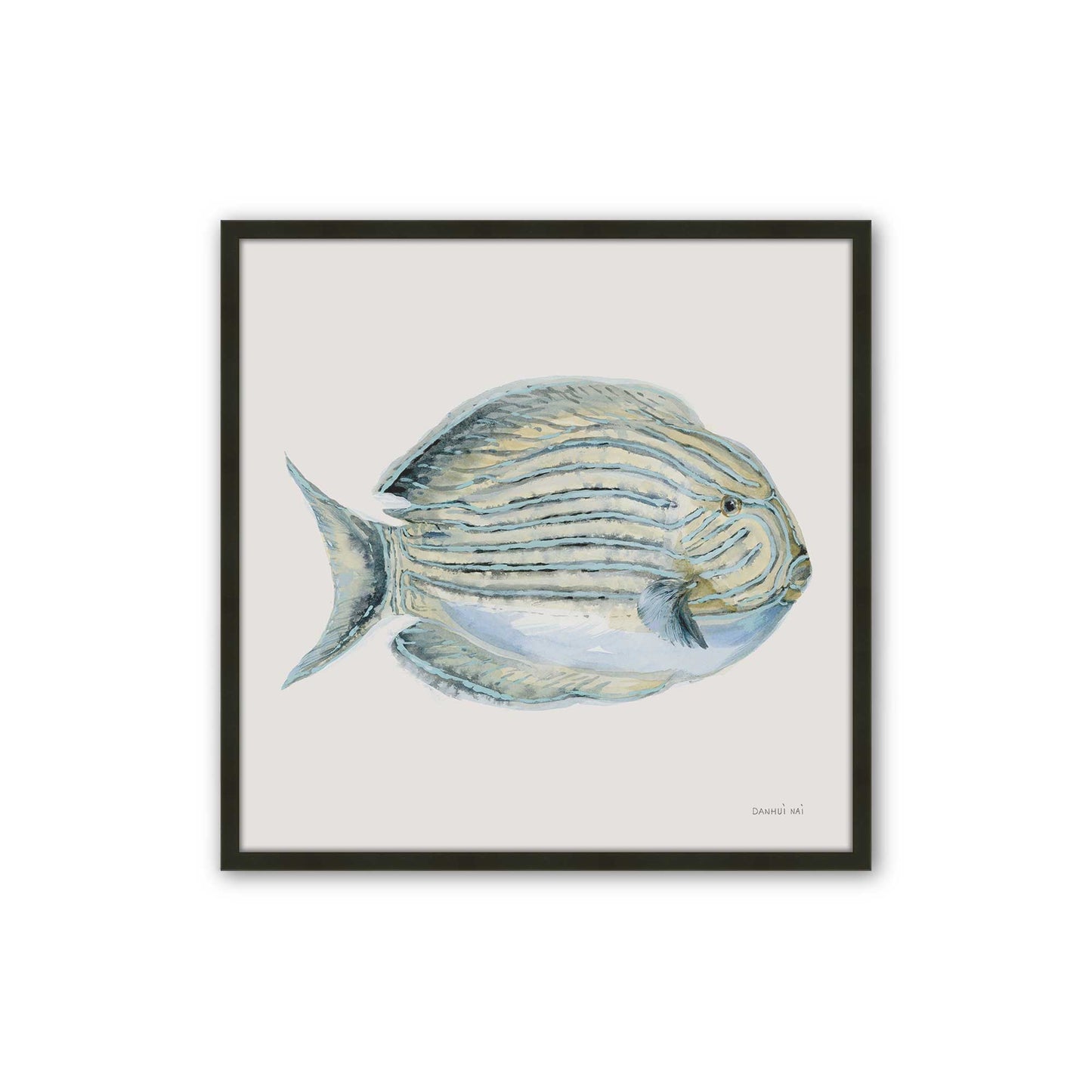 [Color:Satin Black], Picture of art in a Satin Black frame