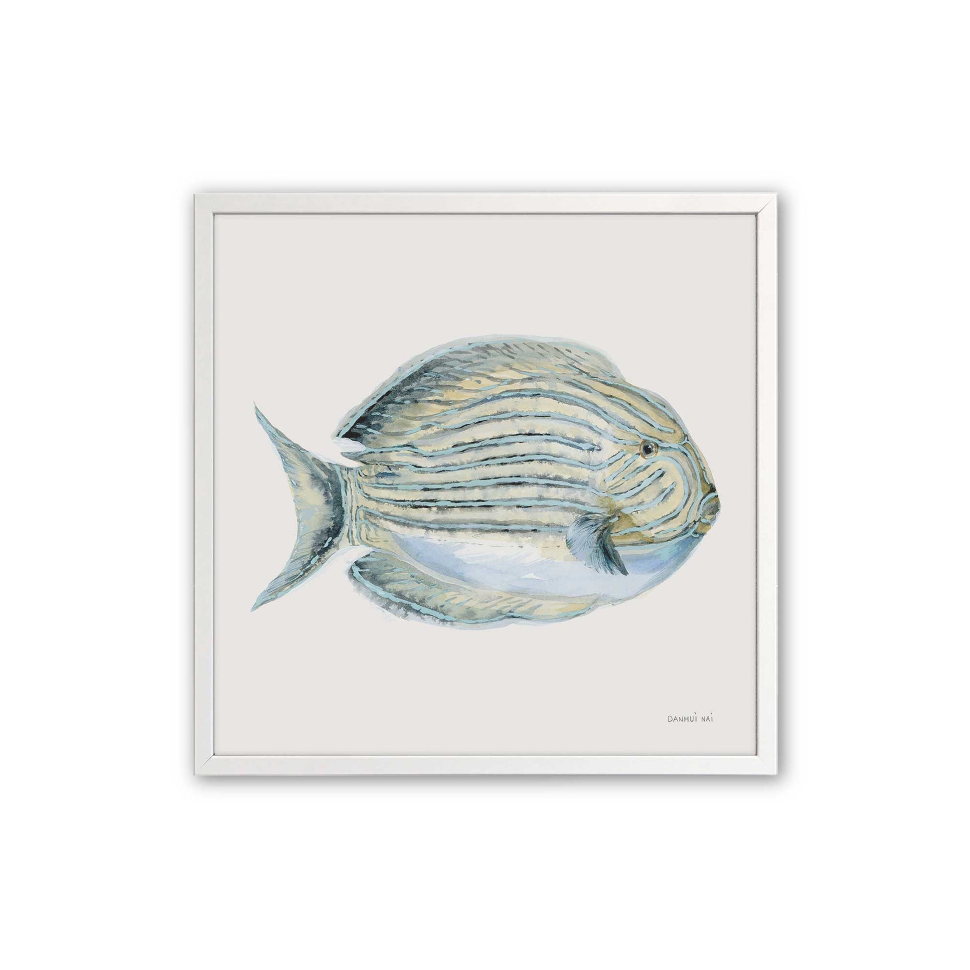 [Color:Opaque White], Picture of art in a Opaque White frame