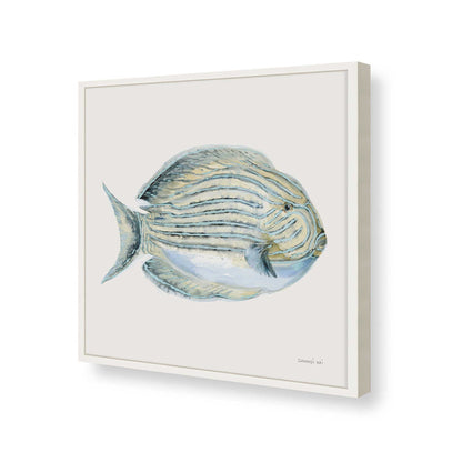 [Color:Opaque White], Picture of art in a Opaque White frame at an angle