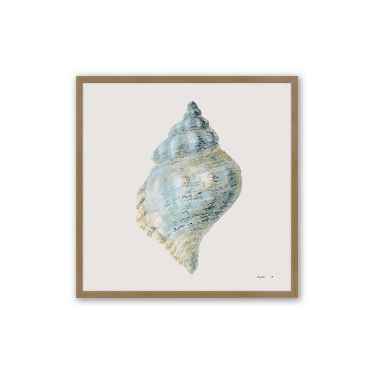 [Color:Brushed Gold], Picture of art in a Brushed Gold frame