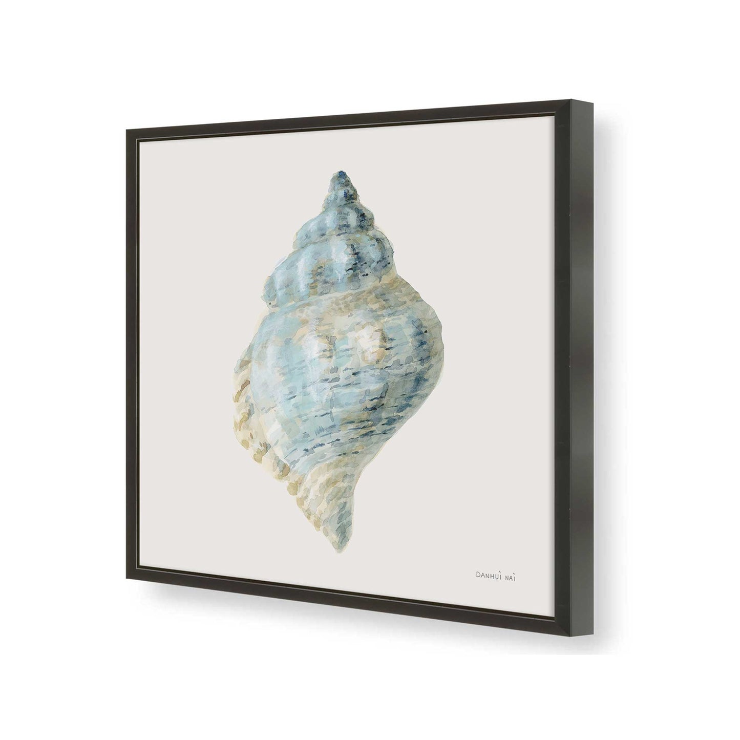 [Color:Satin Black], Picture of art in a Satin Black frame at an angle